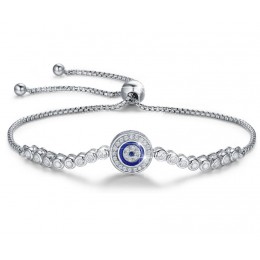 Bratara argint 925 Luxury Blue Eye